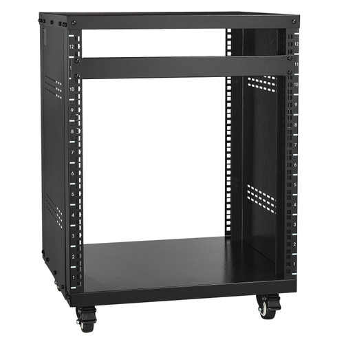 12U AV Rack Stand 500 lbs Capacity Network Stereo Recording Studio Rack