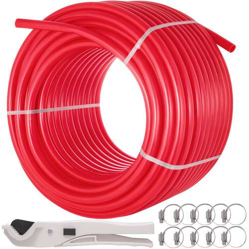 Pex Pipe Tubing 1 Inch 300ft Pex Tubing Non-Barrier Radiant Water Plumbing Pipe Pex-B ?1" Non-Barrier/300FT/Red™