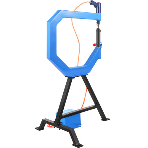 Pneumatic Planishing Hammer, 19.63" Throat Power Hammer Blacksmithing, Planishing Hammer w/Foot Pedal & Steel Stand, 50-100PSI Air Planishing Hammer, English Wheel for Industrial Metal Shaping