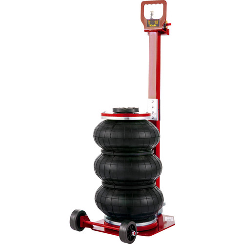 Bag Air Jack 6600lbs Capacity, Folding Rod Fast Lifting, Pneumatic Jack Quick Lift 3T, Pneumatic Car Jack with Two Wheels for Quick Car Lifting Jack Repair