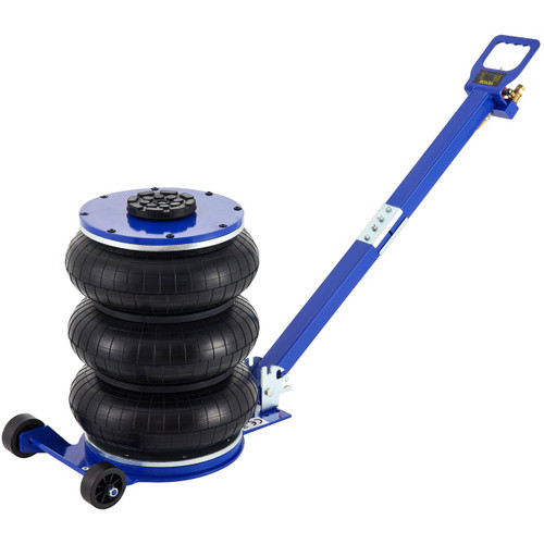 Bag Air Jack 11000lbs Capacity Pneumatic Jack Quick Lift 5T, Heavy Duty, Car Repair Jacks and Floor Jacks, Folding Rod Fast Lifting, Triple Bag, with Two Wheels, Quick Car Lifting Jack