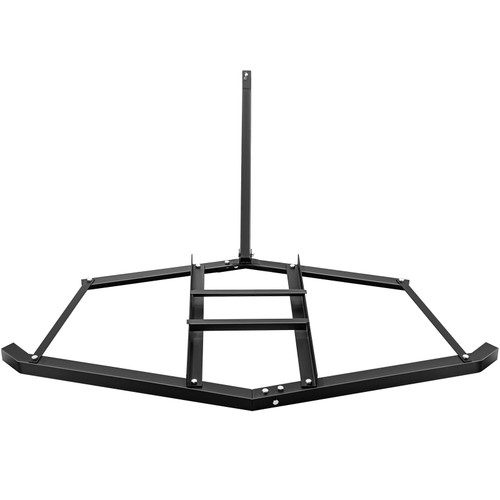 Driveway Drag 66" Width, Tow Behind Drag Harrow 35" Length, 4" Height, Driveway Tractor Harrow with 2 Adjustable Bars, Heavy Duty Steel, Driveway Grader for ATV, UTV, Garden Lawn Tractors