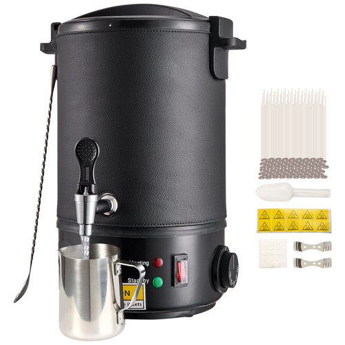 Wax Melter for Candle Making, 6.5 Liter Large Electric Wax Melting Pot Easy Pour Spout, 9-level Temperature Control, Easy Clean for Candle Soap Cream Beauty Bulk Production Business or Home