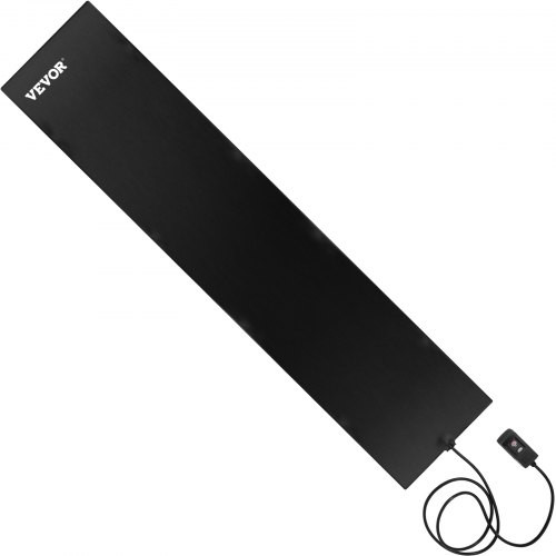 5ft x 13in Walkway, 120V Ice, PVC Heated 6ft Power Cord, Slip-Proof, Ideal Winter Outdoor Snow Mat, 2'' per Hour Melting Speed, Black