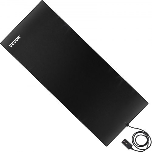 Snow Melting Mat, 2ft x 5ft Heated Walkway Mat, 110V Snow and Ice Melting Mat, PVC Heated Mat with 6ft Power Cord, Slip-Proof, Ideal Winter Outdoor Snow Mat, 2 in/h Melting Speed