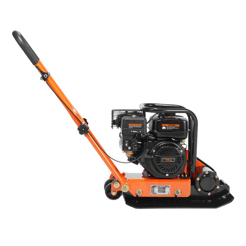Plate Compactor, 6.5 HP 196CC Gas Engine 5,600 VPM, 4,200 lbs Force Vibratory Compaction Tamper with 22.1 x 15.9 in Plate for Walkways, Patios, Asphalts, Paver Landscaping, EPA & CARB Compliant