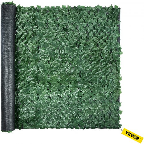 Ivy Privacy Fence Screen, 59"x118" PP Faux Leaf Artificial Hedges, 3-Layers Indoor or Outdoor Greenery Leaves Panel, Multi-use for Garden, Yard, Decor, Balcony, Patio, Home, Green