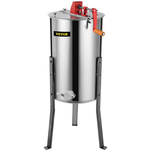 Manual Honey Extractor Separator 3 Frame Stainless Steel Honeycomb Drum Spinner Crank Beekeeping Equipment Apiary Centrifuge Equipment