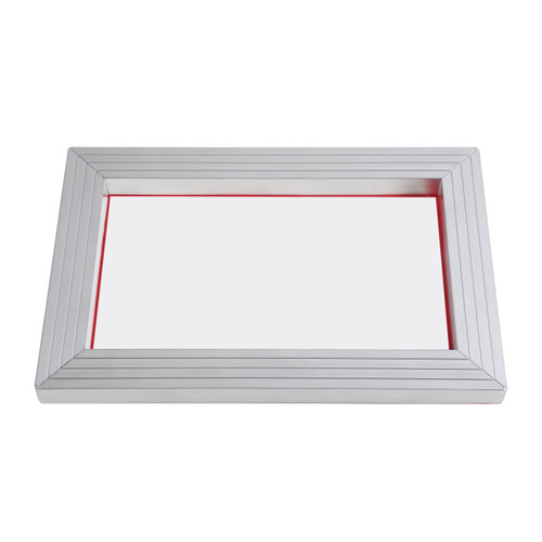 Screen Printing Kit, 6 Pieces Aluminum Silk Screen Printing Frames, 10x14inch Silk Screen Printing Frame with 110 Count Mesh, High Tension Nylon Mesh and Sealing Tape for T-shirts DIY Printing