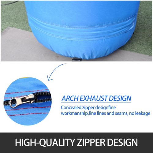 Blue Outdoor Advertising Inflatable Arch Air Blower 15FT with Blower