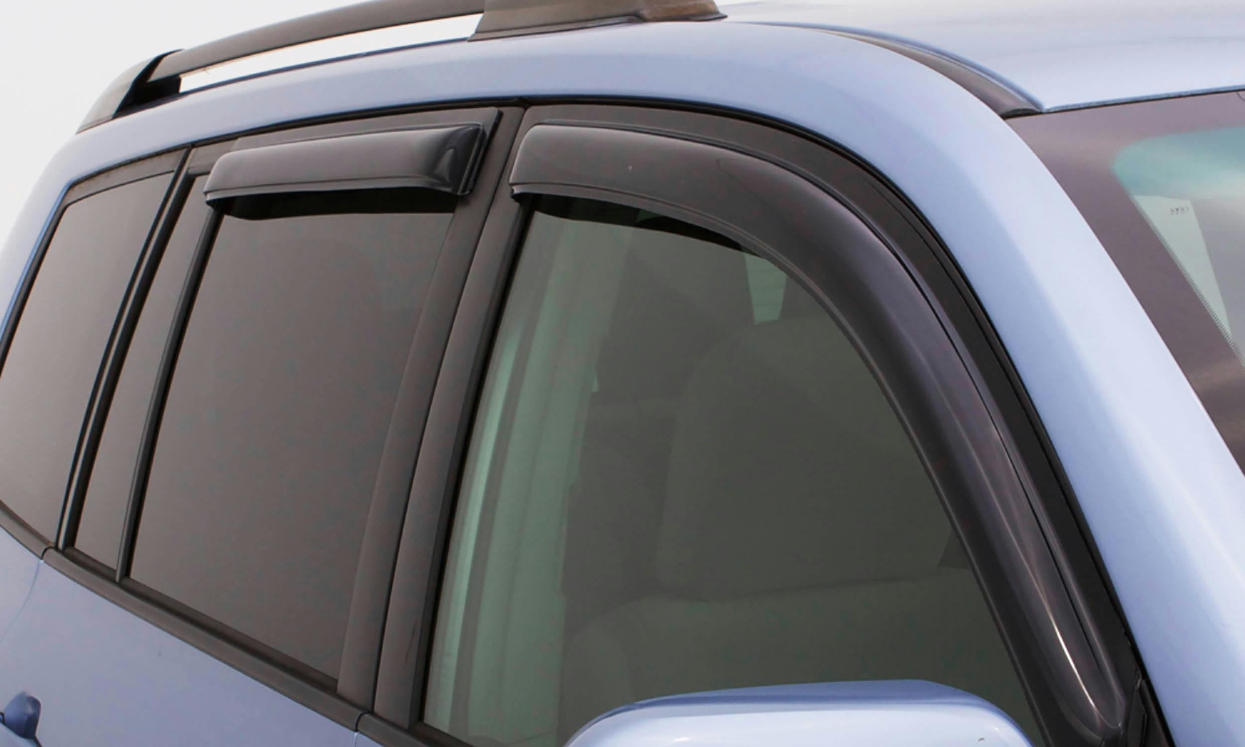AVS 94457 Ventvisor Deflector; Smoke; Outside Mount; 4 pc.