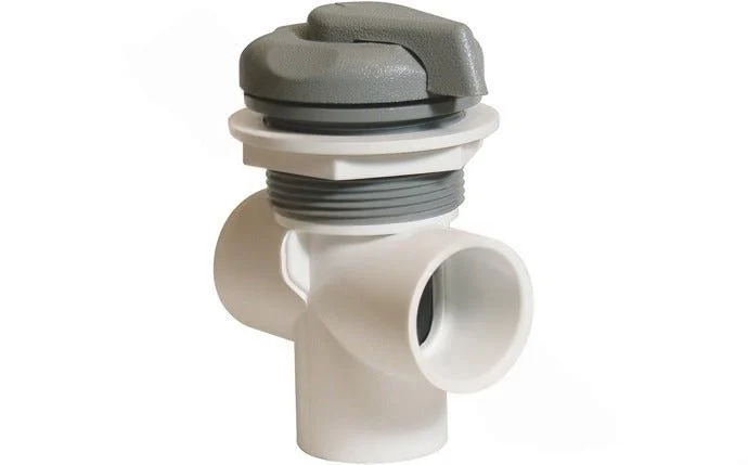 Waterway 1″ 2-Port Gray Top Access Vertical Diverter Valve
