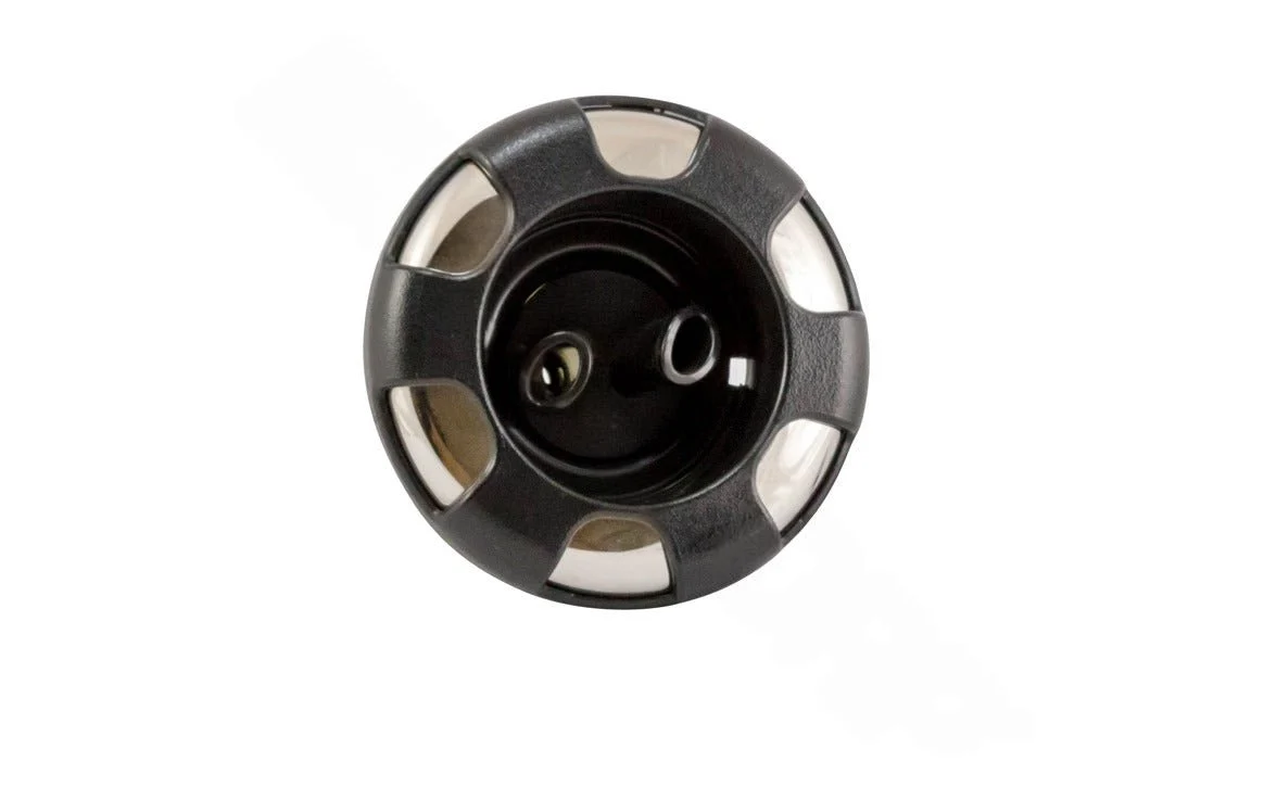 Waterway 229-7561S black/stainless steel power storm twin roto thread-in internal 6-spoke jet