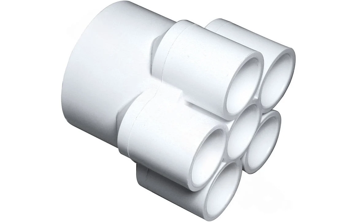 Waterway 672-4260 2″ S x (6) 3/4″ S Ports Manifold