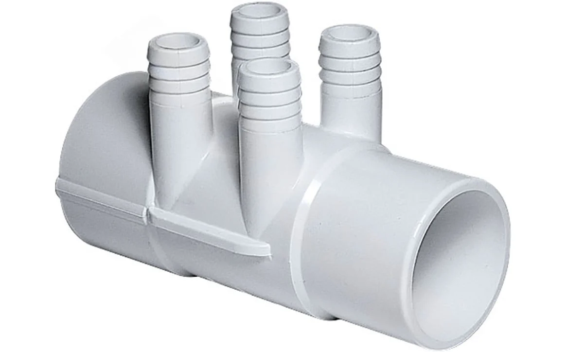 Waterway 672-7140 2″ S x 2″ SPG x (4) .75″ RB Ports Manifold