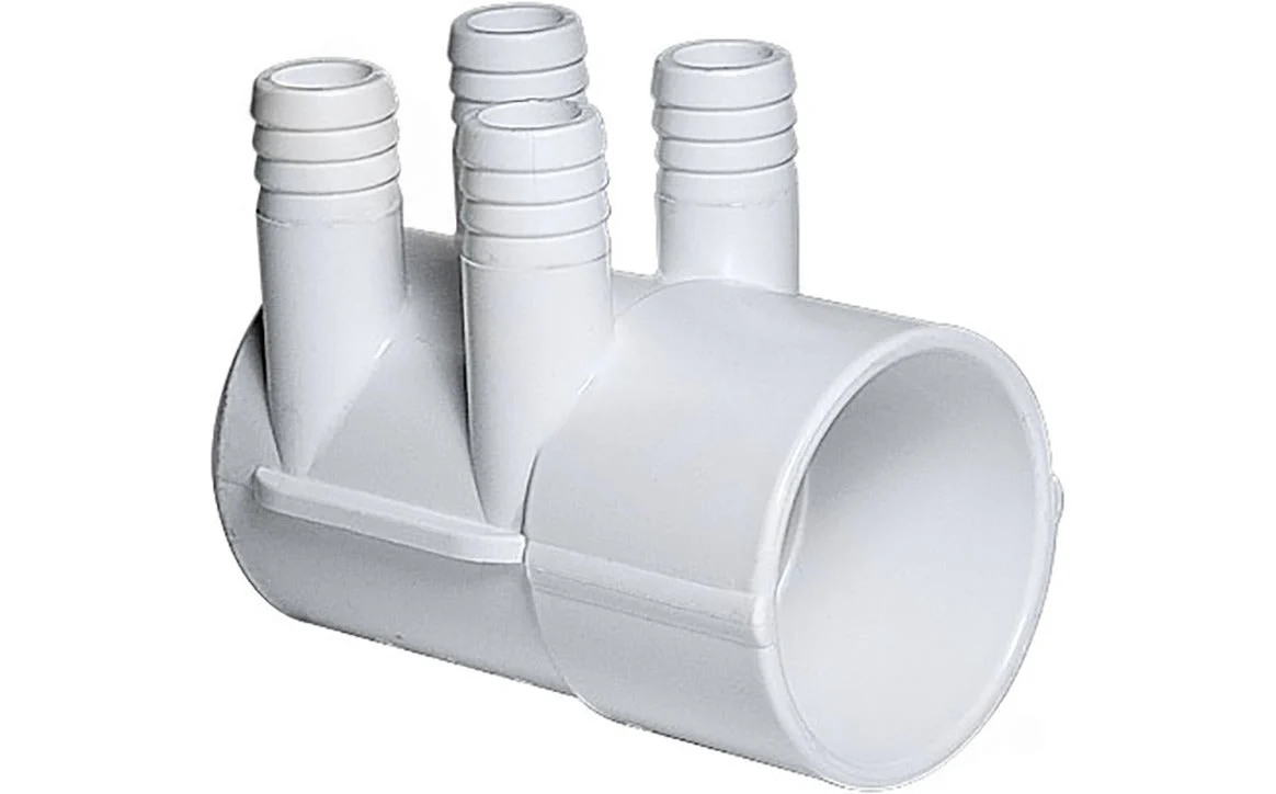Waterway 672-7170 2″ s x (4) 3/4″ rb ports manifold
