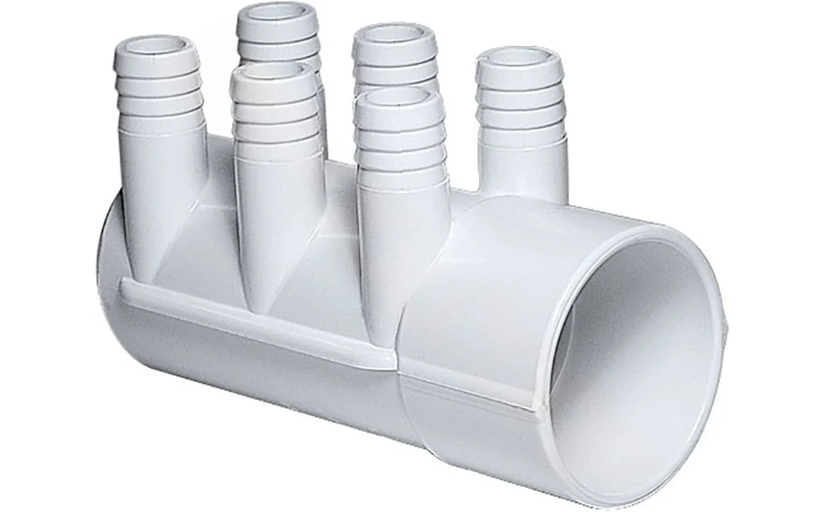 Waterway 672-7180 2″ S x (6) 3/4″ B Ports Manifold