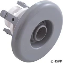 Waterway Adjustable Mini Jet Internal Assembly – 2-5/8″ Face Diameter, Directional, Smooth, Gray