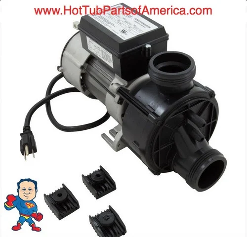 Waterway Genesis Bath Pump 7.5A 115V 1-1/2″ Garden Tub w/Rubber Feet Energy Efficient