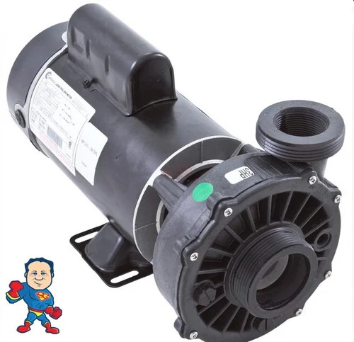 Waterway Hi-Flo 3.0HP Pump, 230V 2-Speed, 48 Frame, 2″ x 2″ Side Discharge