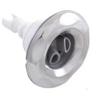 Waterway Twin 3 Inch Roto Jet 5 Scallop Stainless Steel Gray 229-5437S