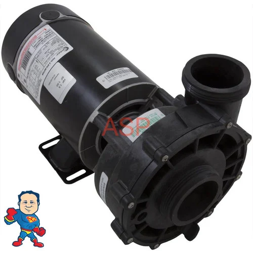 Watkins Wavemaster 7000 Spa Pump 36675 71699 1.65HP 115V/230V 16A/8A 48Fr 2×2 1-Speed