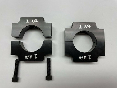 Weight Clamp Ballast Bar Mounts 1-3/4 Aluminum - Pair