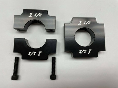 Weight Clamp Ballast Bar Mounts 1-1/2 Aluminum - Pair