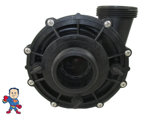 WUA 300 3HP Wet End for LX Intertek Spa Pumps | 56Fr 2″ X 2″ Hot Tub Replacement